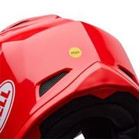 Bell MX-10 MIPS Aviator Motocross Helmet - Red Black
