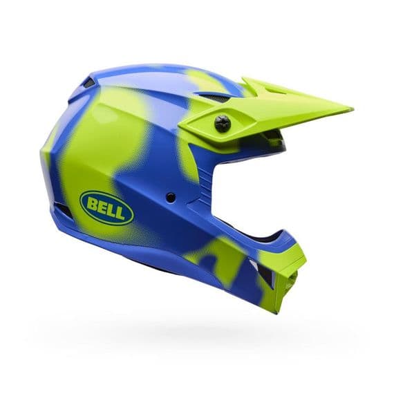 Bell MX-10 MIPS Camo Motocross Helmet - Yellow