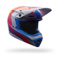 Bell MX-10 MIPS Speedway Motocross Helmet - White Blue