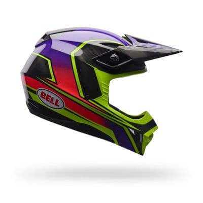 Bell Youth MX-10 Speedway Motocross Helmet - Purple