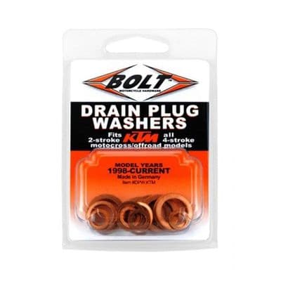 Bolt KTM Drain Plug Washer Set