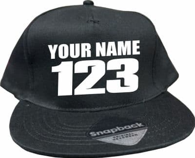 Custom Printed Flat Peak Hat - Style 1