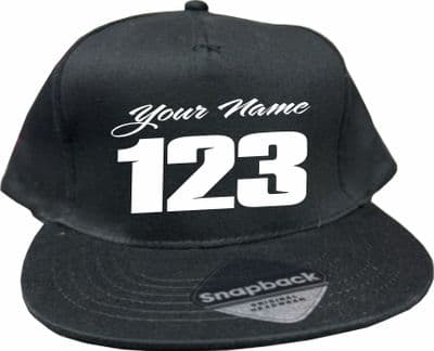 Custom Printed Flat Peak Hat - Style 2