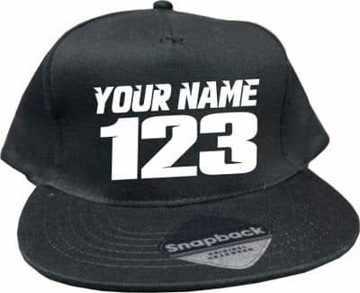 Custom Printed Flat Peak Hat - Style 3