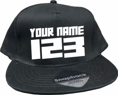 Custom Printed Flat Peak Hat - Style 4