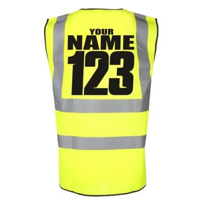 Custom Printed Hi Viz Vest