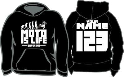 Custom Printed Hoody - Evolution Mx Is Life