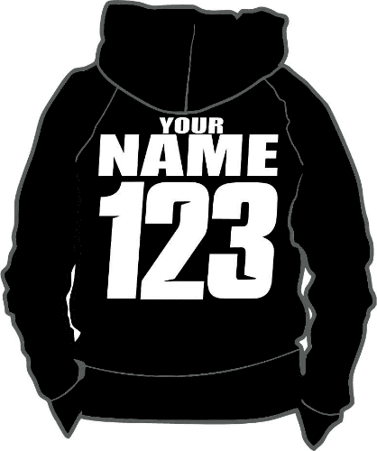 Custom Printed Hoody - Style 1