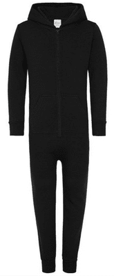 Custom Printed Kids Onesie - Black