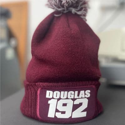 Custom Printed Pom Beanie - Style 2