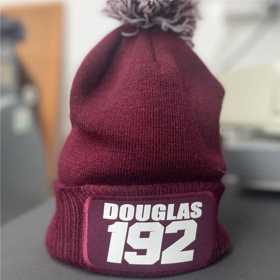 Custom Printed Pom Beanie - Style 2