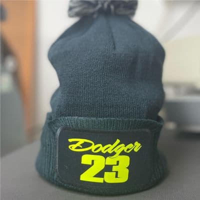 Custom Printed Pom Beanie - Style 3