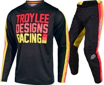 Fall Troy Lee Designs TLD GP Premix  Youth Motocross Kit - Black/Yellow