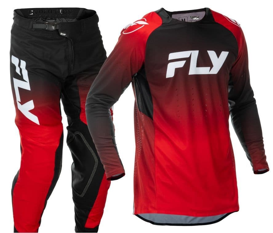 上下セット FLY RACING Evolution DST Fly Evolution DST Motocross Kit Combo - Red/ Black
