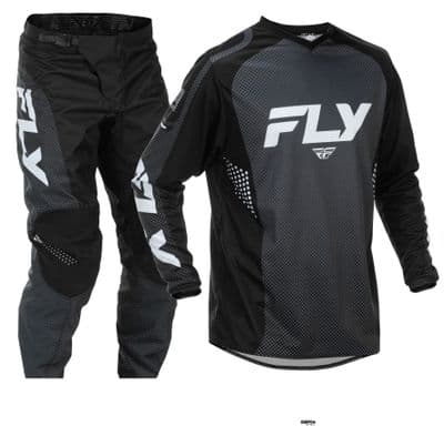 Fly F-16  Motocross Kit Combo - Black White