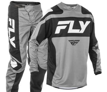Fly F-16  Motocross Kit Combo - Black White