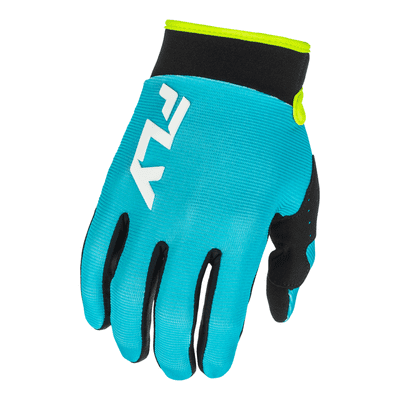 Fly F16 Motocross Gloves - Aqua Black