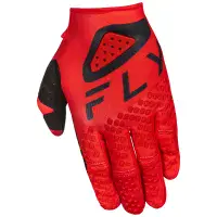 Fly Kinetic Centre Gloves - Red Black