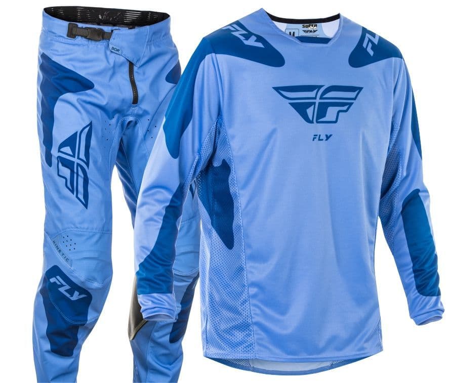 Fly Kinetic Sym Motocross Kit Combo Ultramarine