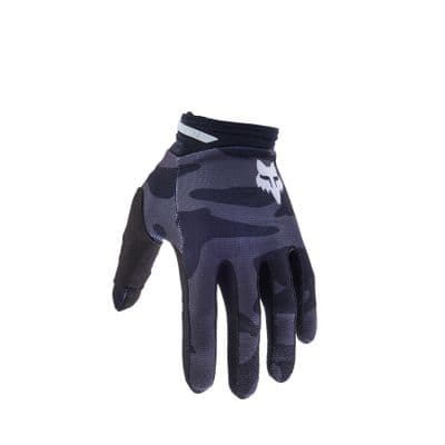 Fox 180 Bnkr Motocross Gloves - Black Grey