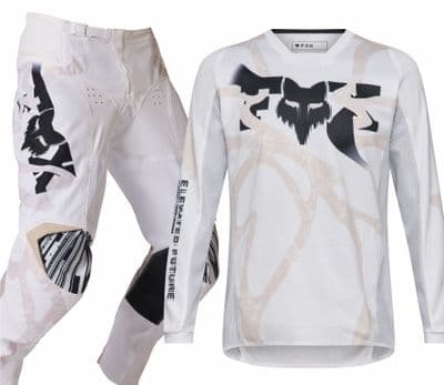 Fox 180 Diffuse SE Motocross Kit Combo - White