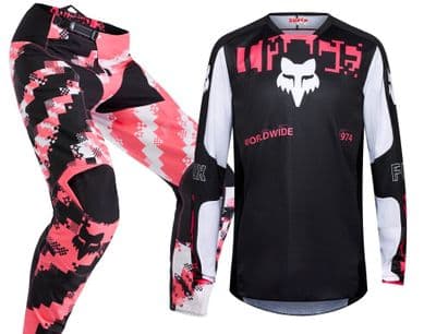 Fox 180 Digi Image Motocross Kit Combo - Pink