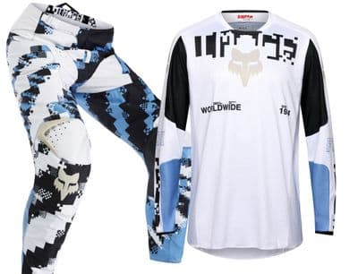Fox 180 Digi Image Motocross Kit Combo - White