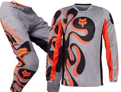 Fox 180 Emotion Motocross Kit Combo - Grey