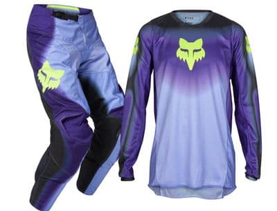 Fox 180 Interfere Motocross Kit Combo - Black Blue
