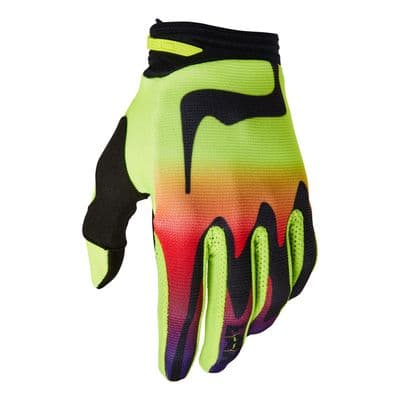Fox 180 Kozmik Motocross Gloves - Yellow