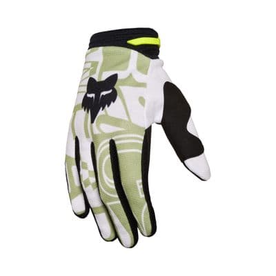 Fox 180 Race Spec Motocross Gloves - Green