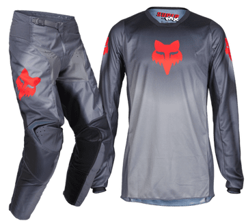 Fox 180 Youth Interfere Motocross Kit Combo - Red