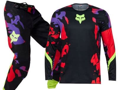 Fox 360 Throttle Motocross Kit Combo - Black