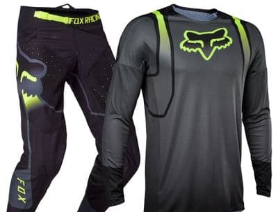 Fox 360 Vizen Motocross Kit Combo - Black Flo