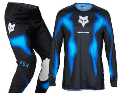 Fox 360 Volatile Motocross Kit Combo - Blue Black