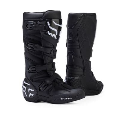 Fox Comp Kids Youth Motocross Boots - Black