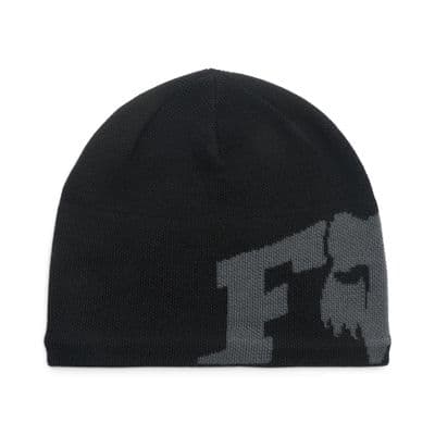 Fox F Head X Jacquard Beanie - Black