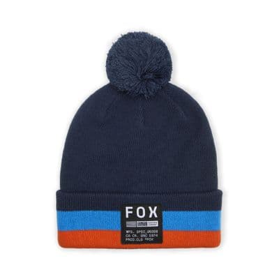 Fox Facture Pom Beanie- Midnight
