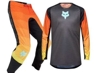 Fox Flexair Grid Motocross Kit Combo - Black Orange