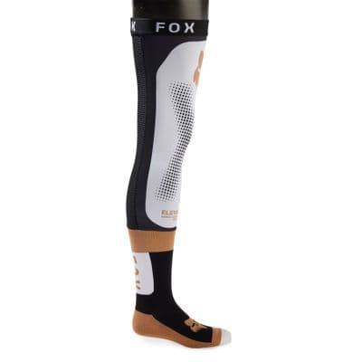 Fox Flexair Knee Brace Socks - Black White