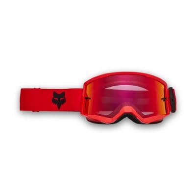 Fox Main 2 Core Red Motocross Goggles - Mirror Lens