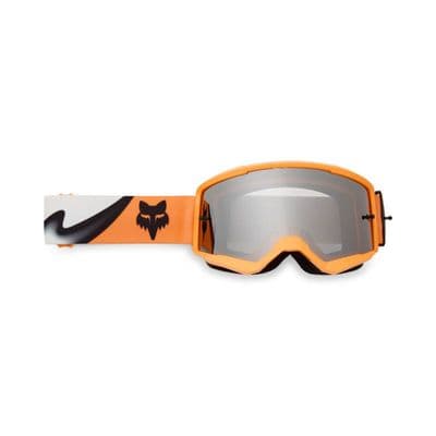 Fox Main 2 Noble Motocross Goggles - Black White Mirror Lens