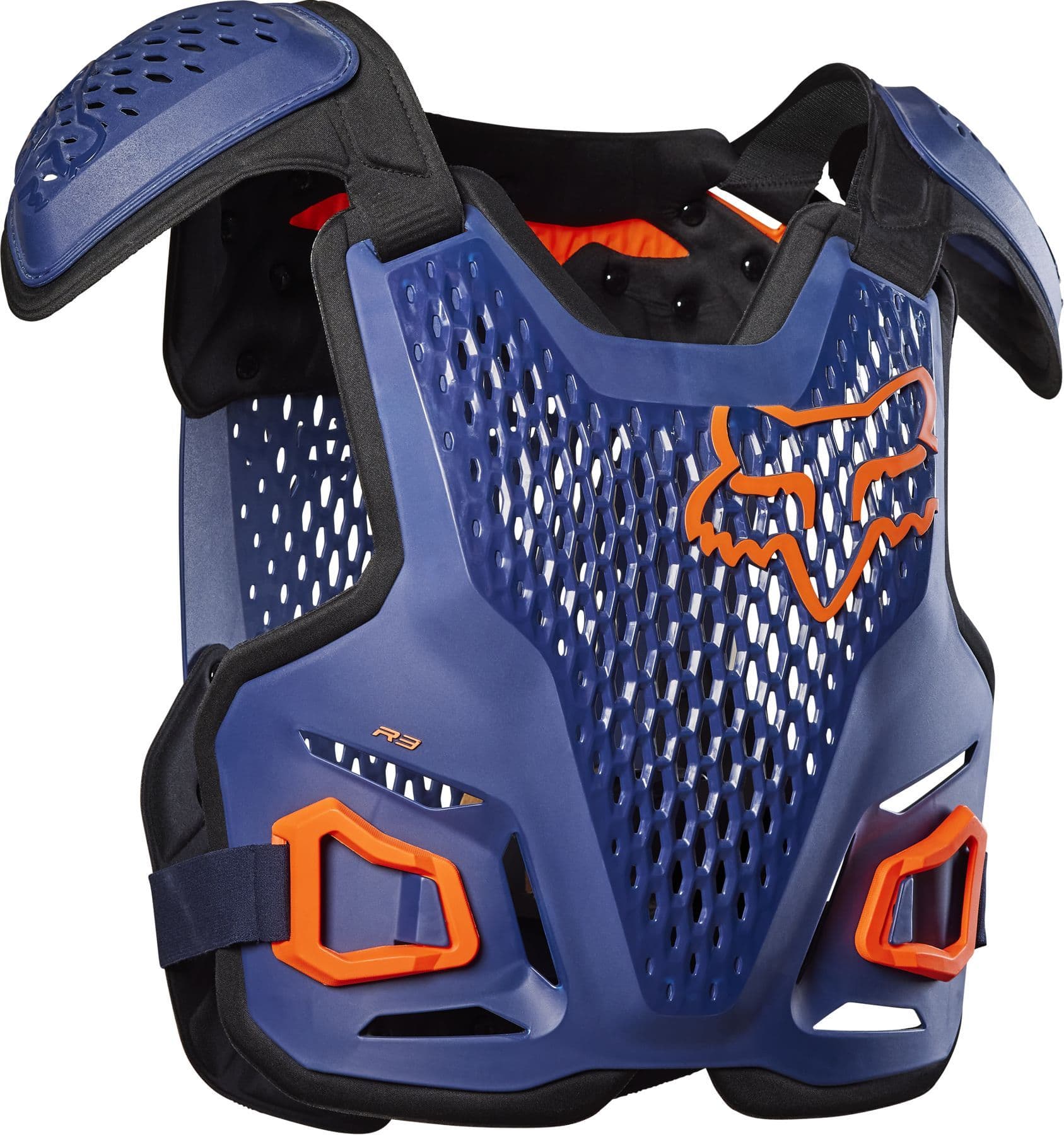 Fox R3 Roost Motocross Chest Guard Navy