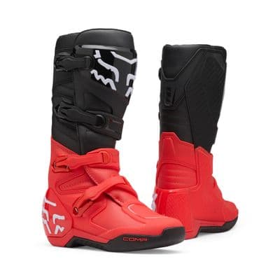 Fox Racing Comp Motocross Boots - Red Black
