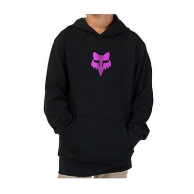 Fox Racing Youth Legacy Pullover Hoodie - Black Pink