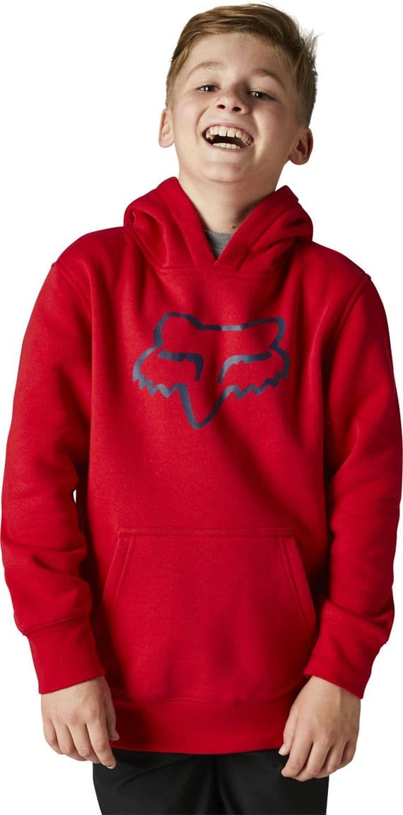 Fox Racing Youth Legacy Pullover Hoodie - Red