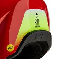 Fox V1 Ballast Youth Motocross Helmet - Red