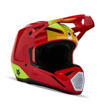 Fox V1 Ballast Youth Motocross Helmet - Red
