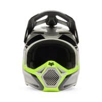 Fox V1 Collect Motocross Helmet - Grey Yellow