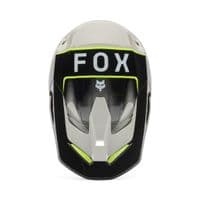 Fox V1 Collect Motocross Helmet - Grey Yellow